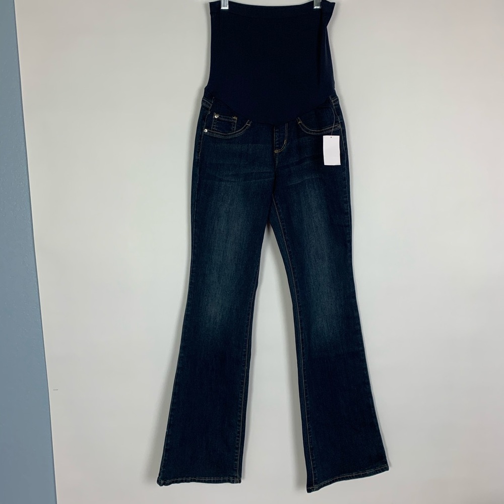 Indigo Blue maternity jeans bootcut NWT sz XSPetite